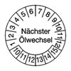 Pr�fplaketten - N�chster �lwechsel /