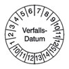 Pr�fplaketten - Verfallsdatum /