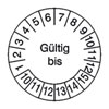 Pr�fplaketten - G�ltig bis /