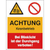 Warn- Verbots-Kombischilder