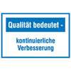 Motivationsschilder f�r die Qualit�tssicherung