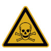 Warnschild Warnung vor giftigen Stoffen