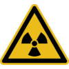 Warnschild Warnung vor radioaktiven Stoffen...