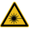 Warnschild Warnung vor Laserstrahl