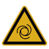 Warnschild Warnung vor automatischem Anlauf