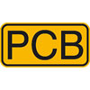 Warn-Zusatzschild PCB