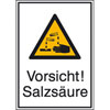 Warn-Kombischilder Vorsicht! Salzs�ure