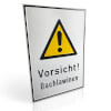 Warn-Kombischild Vorsicht! Dachlawinen
