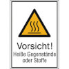 Warn-Kombischild Vorsicht! Hei�e Gegenst�nde oder Stoffe