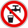 Verbotsschilder Kein Trinkwasser