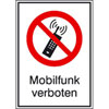 Verbots-Kombischild Mobilfunk verboten