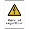 Warn-Kombischilder Geerdet und kurzgeschlossen
