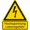 Warn-Kombischilder Hochspannung Lebensgefahr