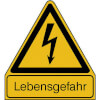 Warn-Kombischilder Lebensgefahr
