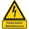 Warn-Kombischilder Elektrischer Betriebsraum