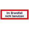 Hinweisschilder f�r den Brandschutz