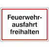 Hinweisschilder f�r Feuerwehrzufahrten