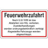 Hinweisschilder f�r Feuerwehrzufahrten