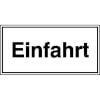 Hinweisschild f�r Einfahrten Einfahrt