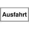 Hinweisschilder f�r Ausfahrten Ausfahrt