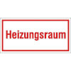 Hinweisschilder zur Betriebskennzeichnung Heizungsraum