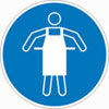 Gebotsschild, Schutzsch�rze benutzen,
