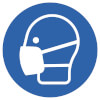 Gebotsschild, Maske benutzen,