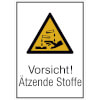 Warn-Kombischild Vorsicht! �tzende Stoffe