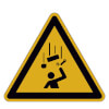 Warnschild Warnung vor herabfallenden Gegenst�nden
