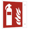 Brandschutzschilder - nachleuchtend als Fahnenschild, Feuerl�scher