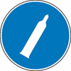 Gebotsschilder Druckgasflasche