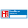 Hinweisschilder auf Sicherheitseinrichtung Feuerl�scher befindet sich...