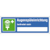 Hinweisschilder auf Sicherheitseinrichtung Augensp�leinrichtung befindet sich...