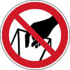 Verbotsschild Nicht in die Sch�ttung greifen
