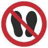 Verbotsschilder Betreten der Fl�che verboten
