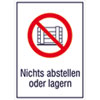 Verbots-Kombischild Abstellen oder Lagern verboten