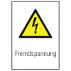 Warn-Kombischilder Fremdspannung