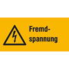 Warn-Kombischilder auf Bogen Fremdspannung