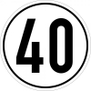 Geschwindigkeit 40