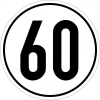 Geschwindigkeit 60