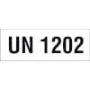 Gefahrgutaufkleber mit UN-Nummer UN 1202