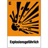 Gefahrsymbol in verschiedenen Versionen Einzelschild