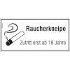 Hinweisschild f�r Gewerbe und Gastronomie 