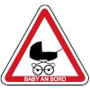 Hinweisschilder f�r Kraftfahrzeuge Baby an Bord