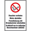 Hinweisschilder f�r Tankanlagen und Garagen Warnhinweise f�r Tankanlagen mit Symbolschild