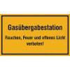 Hinweisschilder zur Betriebskennzeichnung Gas�bergabestation