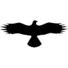 Hinweisschilder f�r Gewerbe und Privat Symbol -Bussard-