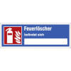 Hinweisschilder Feuerl�scher befindet sich...