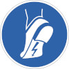 Gebotsschild, Wear anti-static footwear