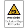 Warn-Kombischild Vorsicht! Explosionsf�hige Atmosph�re